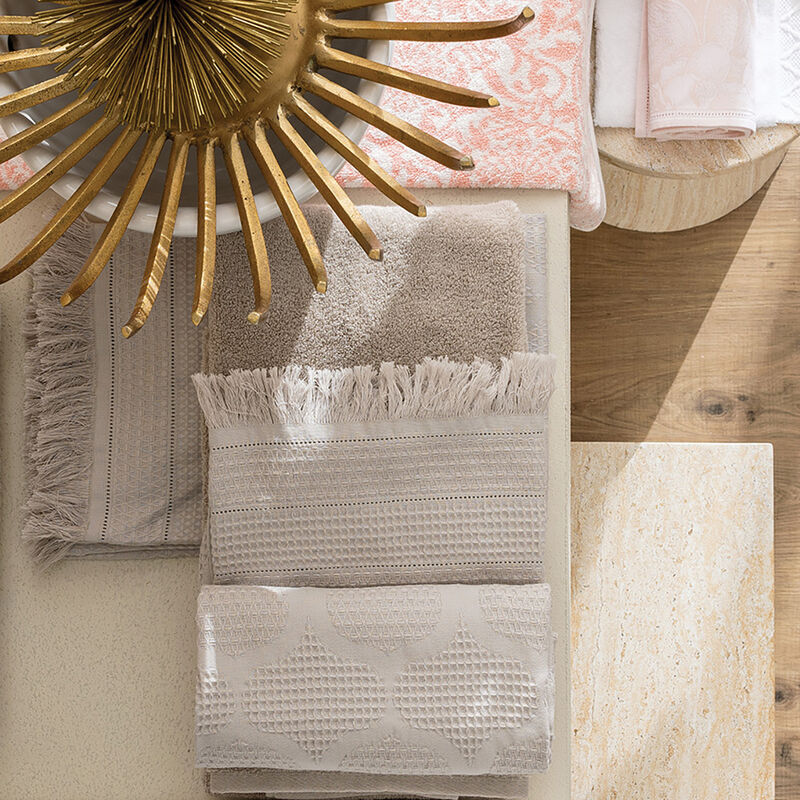 Guest towel Hera Brown 12"x20" 100% cotton, , hi-res image number 1